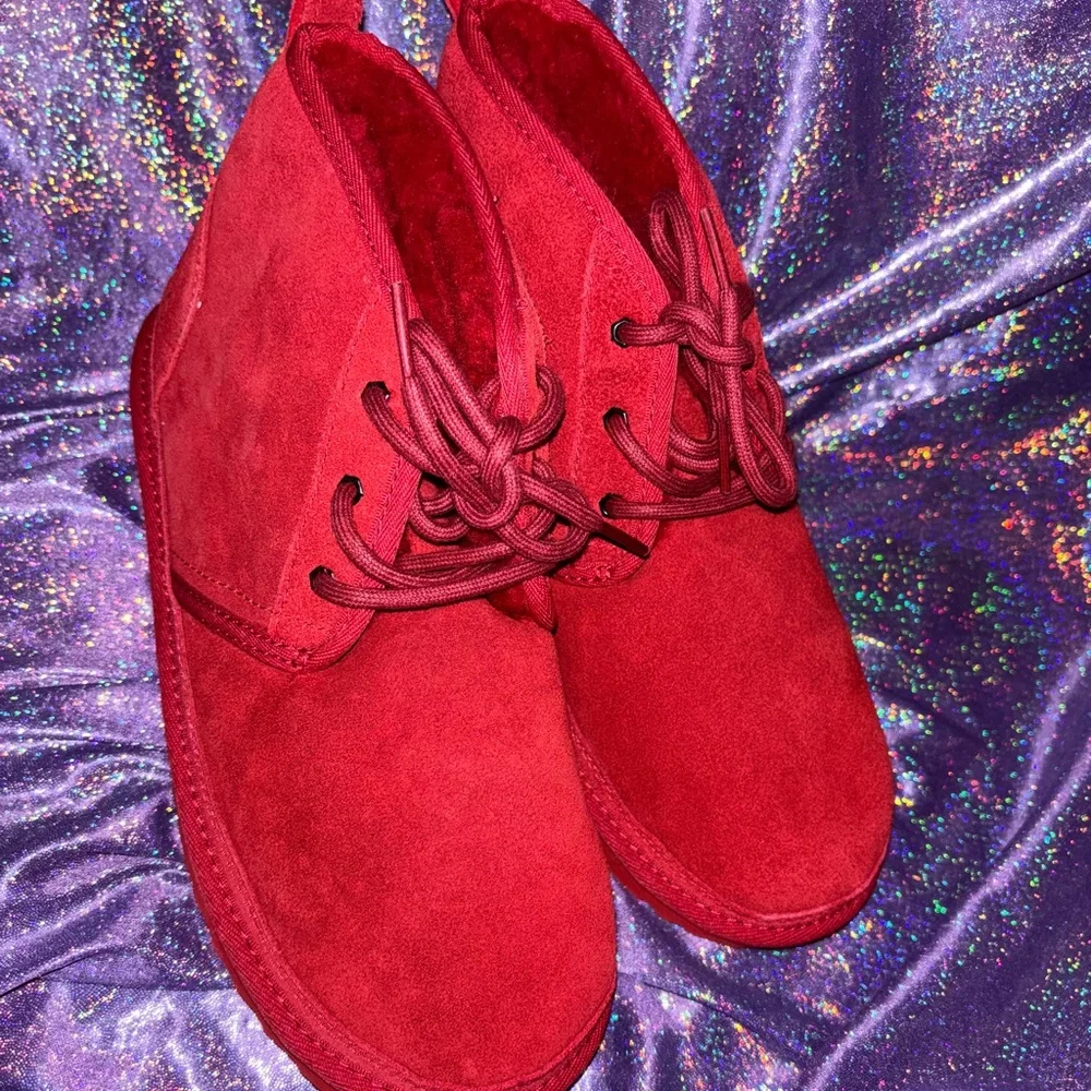 Red UGG Neumel Chukka boot